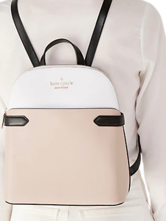 Kate Spade New York Saffiano Leather Colorblock Backpack display picture 3